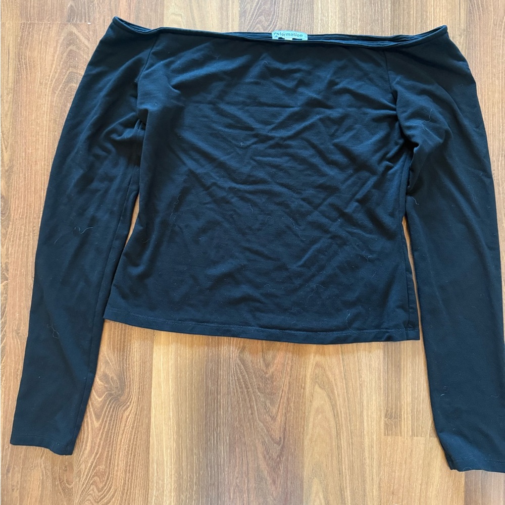 Reformation Off Shoulder Knit Top Sz.M